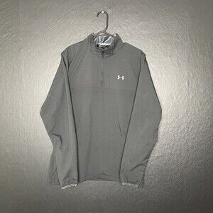 Under Armour Storm Windstrike Golf 1/2 Zip Jacket Size Small Black Windproof S
